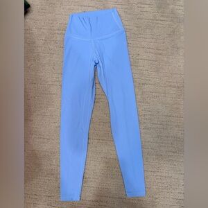 Women's Blue High-Waisted Leggings